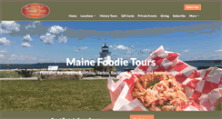 Desktop Screenshot of mainefoodietours.com